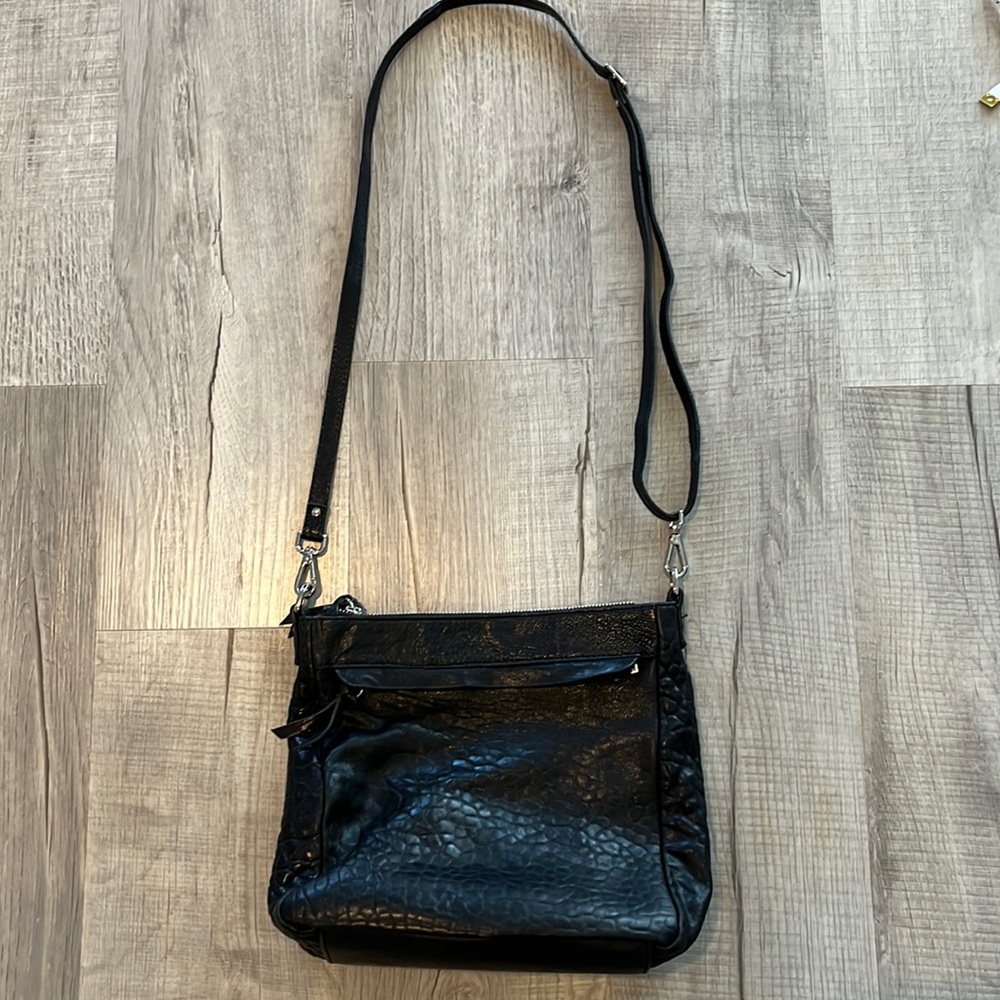 COPY - Black Leather Purse- Maxon Italian purse